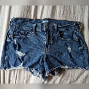 Old Navy Mid Rise Boyfriend Jean Shorts